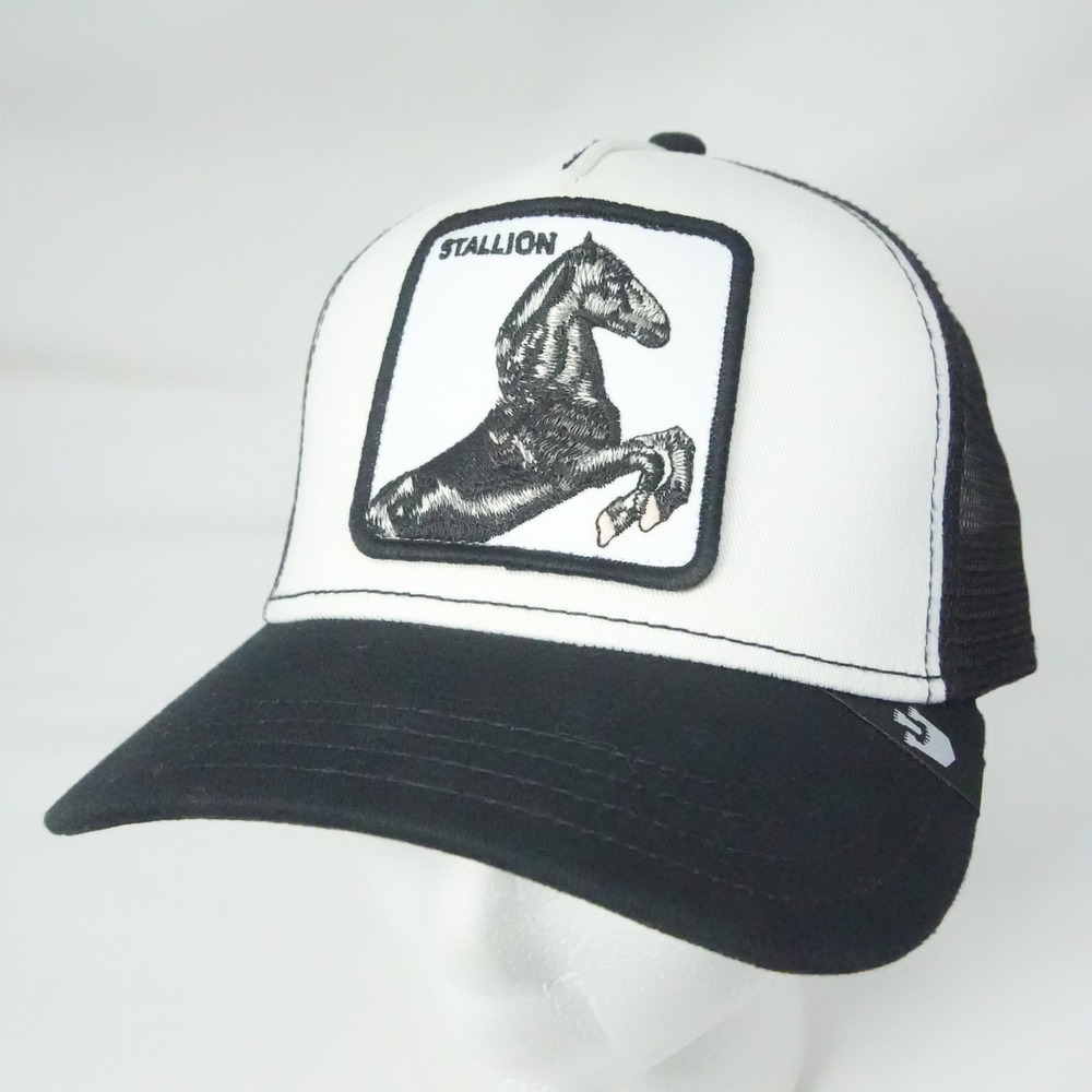 Goorin Bros The Farm Stallion Animal Patch Mesh Back Snapback Men Hat OSFA